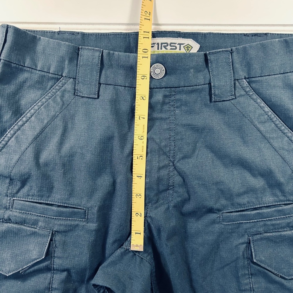 First Tactical V2 Tactical Pants Mens 32x32 Navy Blue Ripstop Cargo Workwear - Picture 7 of 14